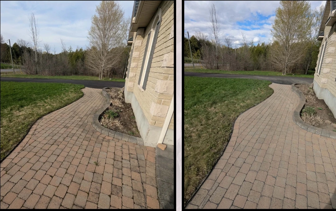 Interlock staircase and front entrance Ottawa